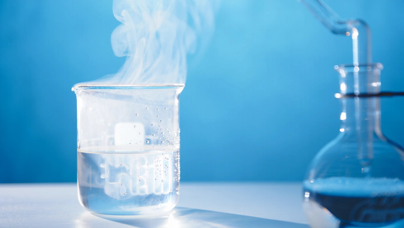What Is Distilled Water Science Water In Beaker And Lab Equipment